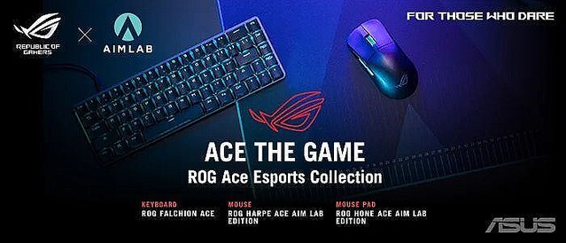 ASUS、ROGからeスポーツ向け「ACE SERIES」- マウスやキーボードなど3製品を発表
