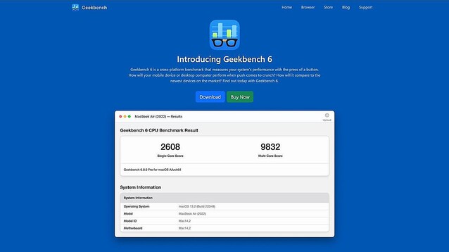 さまざまな環境で使える定番ベンチマークテストに新バージョン「Geekbench 6」