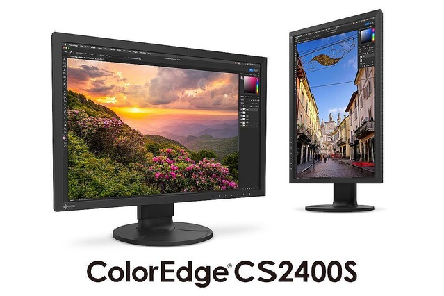EIZO、カラーマネジメント対応の24.1型液晶「ColorEdge CS2400S」