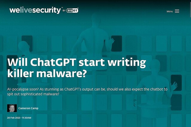 ChatGPTがサイバー攻撃に悪用されたらどうなるか？