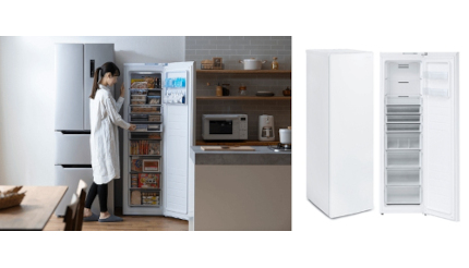アイリスオーヤマが「ファン式冷凍庫195L」を発売、冷凍食品のまとめ買いに対応