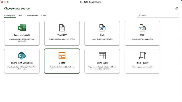 macOS用ExcelにXMLやJSONも手軽になるPower Queryエディター経由インポート機能