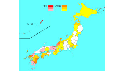 インフルエンザ患者報告数は5万人超に、28都道府県で増加