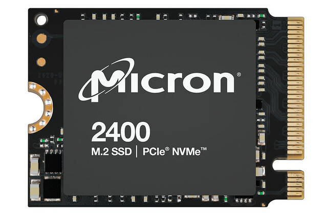 M.2 2230サイズのコンパクトなマイクロン製NVMe SSD「Micron 2400 SSD」
