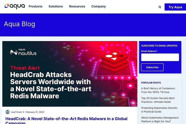 Redisサーバを攻撃するマルウェア「HeadCrab」に注意、1200台超が感染