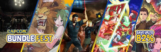 Steam Storeにて「CAPCOM BUNDLE FEST」開催！ BIOHAZARD、デッドライジング、逆転裁判など、人気タイトルシリーズがパックでお得!!