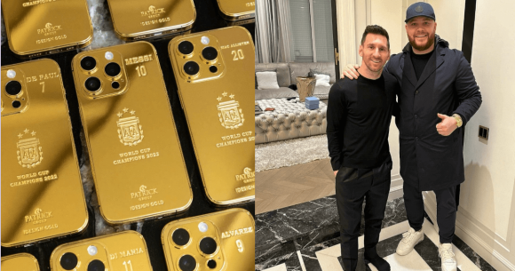 リオネル・メッシ選手、ワールドカップ優勝記念で金のiPhone14をチーム全員に贈呈