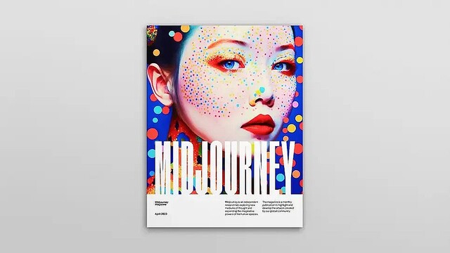 Midjourneyが雑誌創刊！ (月刊誌・紙・4ドル）