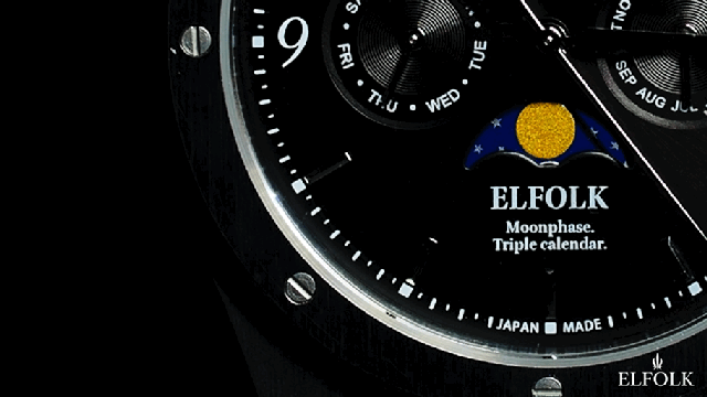 ムーンフェイズ搭載でコスパ抜群の国産腕時計「ELFOLK Lillie」