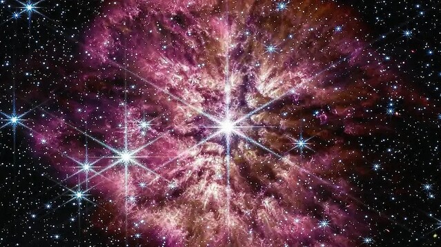 輝きながらも死にゆく恒星をウェッブ宇宙望遠鏡が撮影