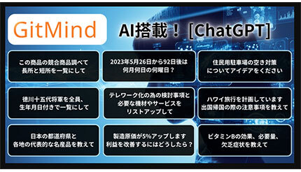 マインドマップ「GitMind」に「ChatGPT」のAIチャット機能搭載