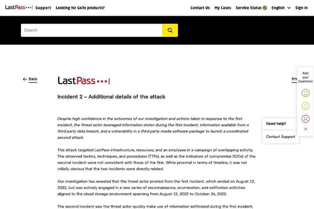 LastPass、情報漏洩の追加報告