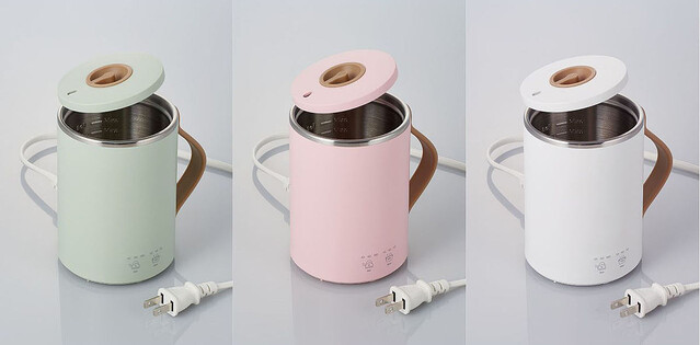 マグカップ型電気なべ「Cook Mug」、ケーブルが長くなってリニューアル