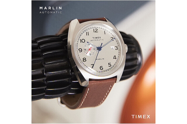 TIMEX「マーリン」、1950年代デザインをモダンに仕上げた機械式時計