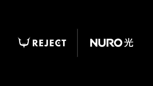 NURO光、プロeスポーツチーム「REJECT」とチームスポンサーシップ契約締結