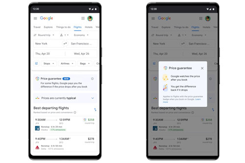 Google、航空券検索「Googleフライト」で最安値保証、米国で試験提供開始