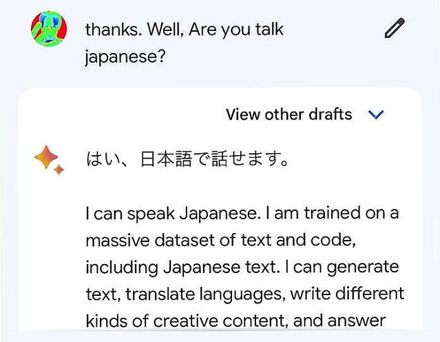 Googleの「Bard AI」と日本語で会話してみたけど、話が噛み合わないのだが…