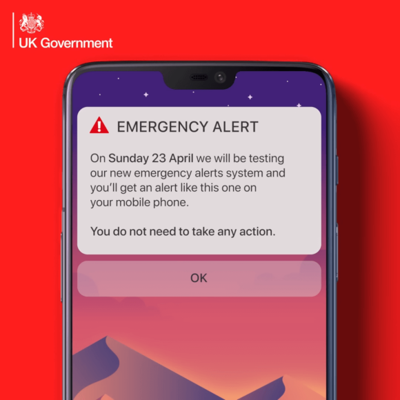 英政府、iPhoneの緊急速報アラートのテストを実施