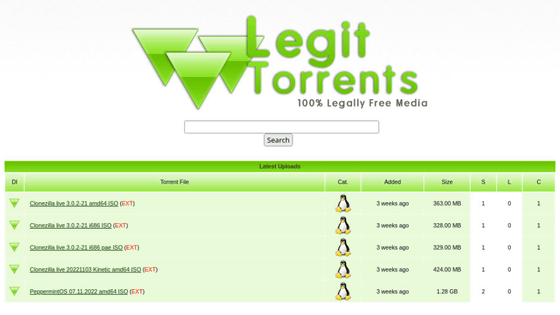 100％合法で無料のTorrentファイルを扱う老舗トラッカーサイト「Legit Torrents」が閉鎖へ