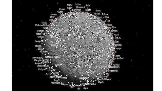 11万枚の画像を元に作られた高画質な火星3Dマップ