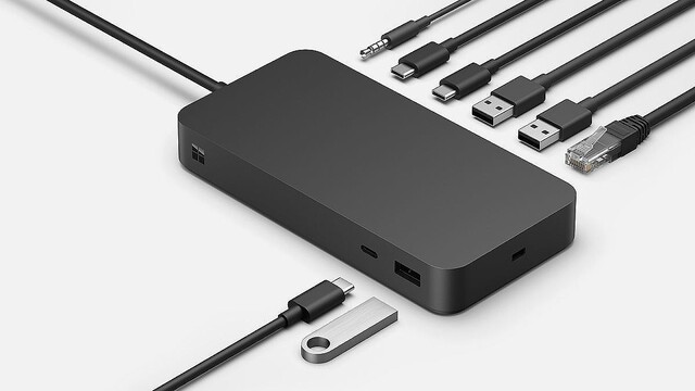 マイクロソフト、USB 4／Thunderbolt 4対応の高機能ドッキングステーション