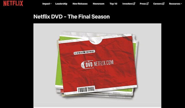 Netflix、25年続けたDVDレンタルサービスを終了へ。2023年9月末に最後のDVDを出荷
