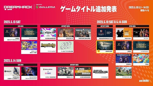 『ホグワーツ・レガシー』追加！ DreamHack Japan最新情報 – 会場マップも公開