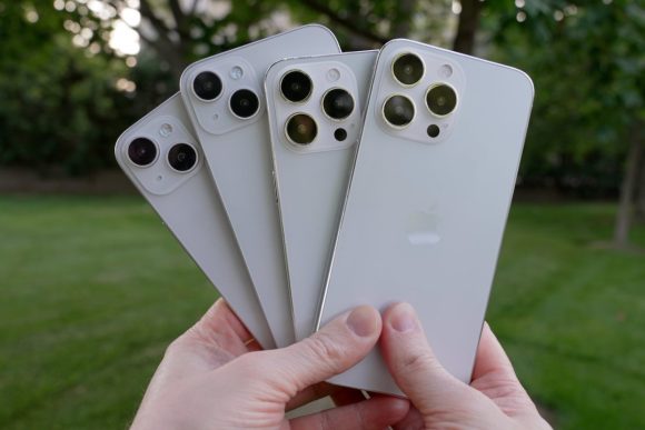 iPhone15シリーズ4モデルのモックアップ動画〜背面ガラスは全てつや消しに！？