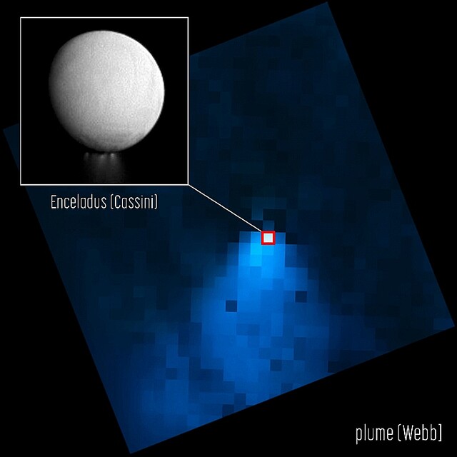 土星の衛星エンケラドゥスで超巨大水蒸気柱を発見 ESA