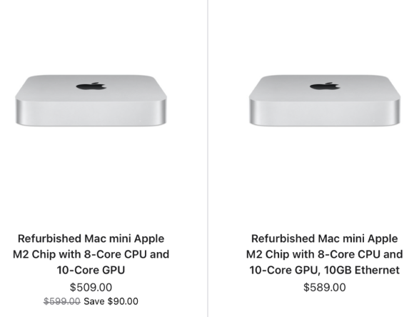 M2搭載Mac miniの整備済製品の販売が米国のAppleオンラインストアで開始