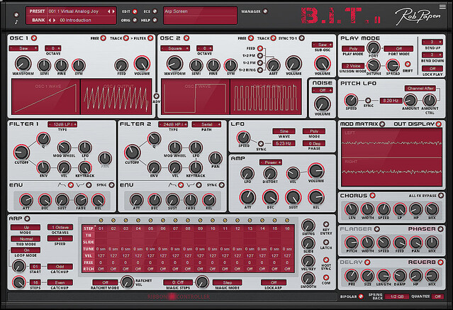 ディリゲント、蘭Rob Papenのソフトシンセ「B.I.T. 2」を発売