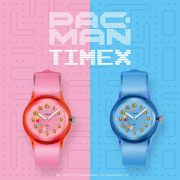 TIMEX、『パックマン』とのコラボウォッチ第3弾 – ゴーストのポーチが付属