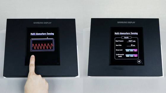 Samsungが世界初の指紋認証と血圧や脈拍の測定が可能な「センサーOLEDディスプレイ」を公開
