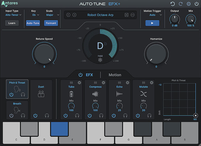 ディリゲント、米Antaresのピッチ補正ソフト「Auto-Tune EFX+ 10」を発売