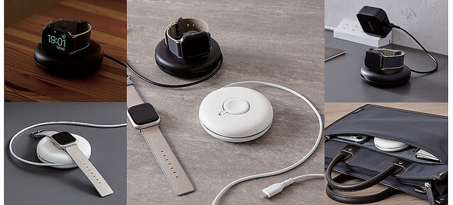 Apple Watchを置くだけ充電できる、Apple正規認定の巻き取り式充電ケーブル