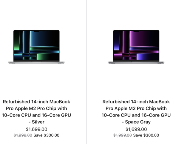 M2 Pro/M2 Max搭載MacBook Proの整備済製品が海外で販売開始