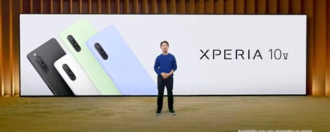 Sony、新スタンダードスマホ「Xperia 10 V」を発表！日本では7月上旬以降に発売。ソニーストアで6月1〜18日に先行体験イベントも実施