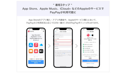 App StoreなどAppleのサービスで「PayPay」が利用可能に！