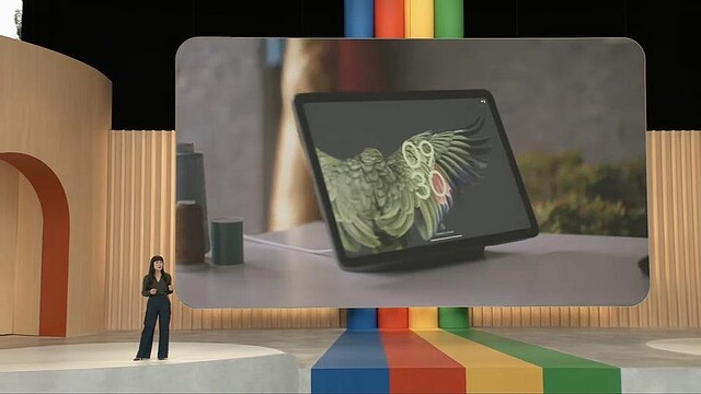 Google謹製タブレット「Pixel Tablet」登場。スピーカーホルダーも付いてくる #GoogleIO