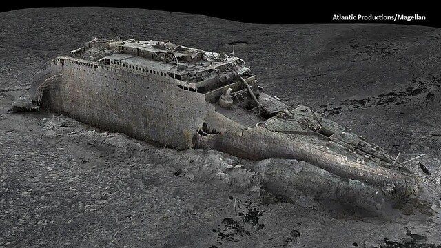 海底に眠るタイタニック号、高精細な実寸大3Dモデルがつくられる