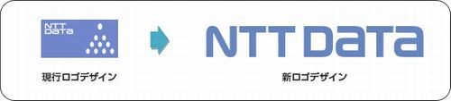 NTTデータ、新体制移行に伴いコーポレートロゴの色を刷新