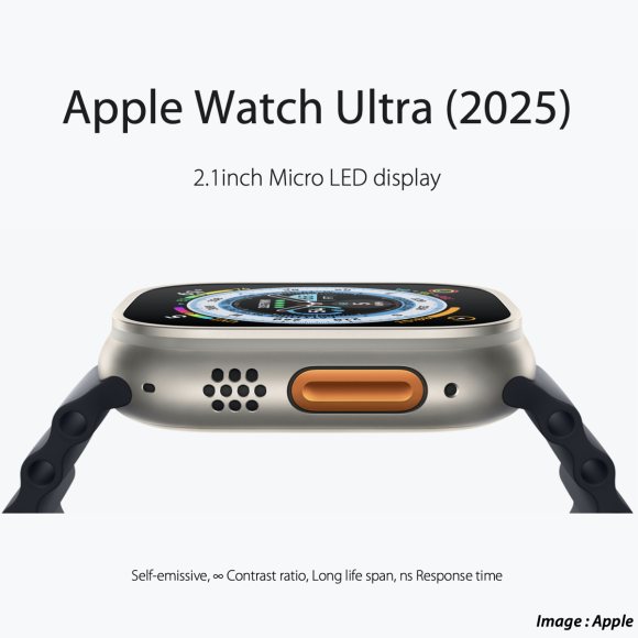 Apple Watch Ultra用か！？マイクロLEDディスプレイの特許取得