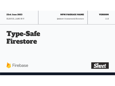 サーバーレスNoSQLデータベース「Firestore」を安全に扱うライブラリが公開