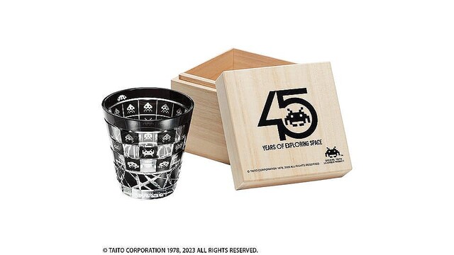 450個限定！ 『スペースインベーダー』45周年記念の江戸切子グラス