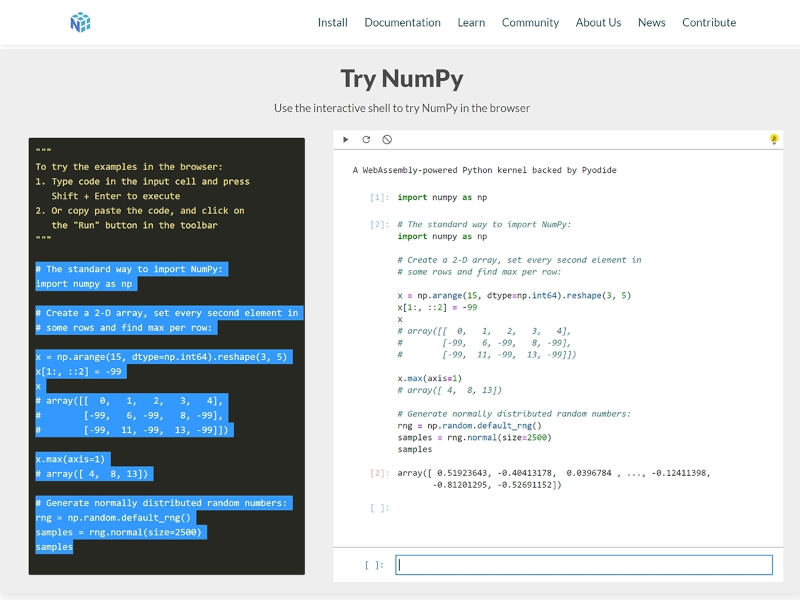 Python用科学計算基本パッケージ「NumPy v1.25.0」リリース