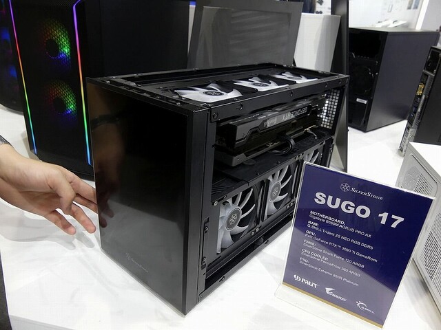 COMPUTEX TAIPEI 2023 – SilverStone、4スロット厚VGAに対応した小型ケース「SUGO 17」