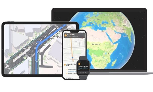 iOS 17はオフラインマップ対応。回線不通でもiPhoneで場所がわかる安心感よ…