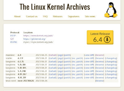 Linux バージョン6.4リリース