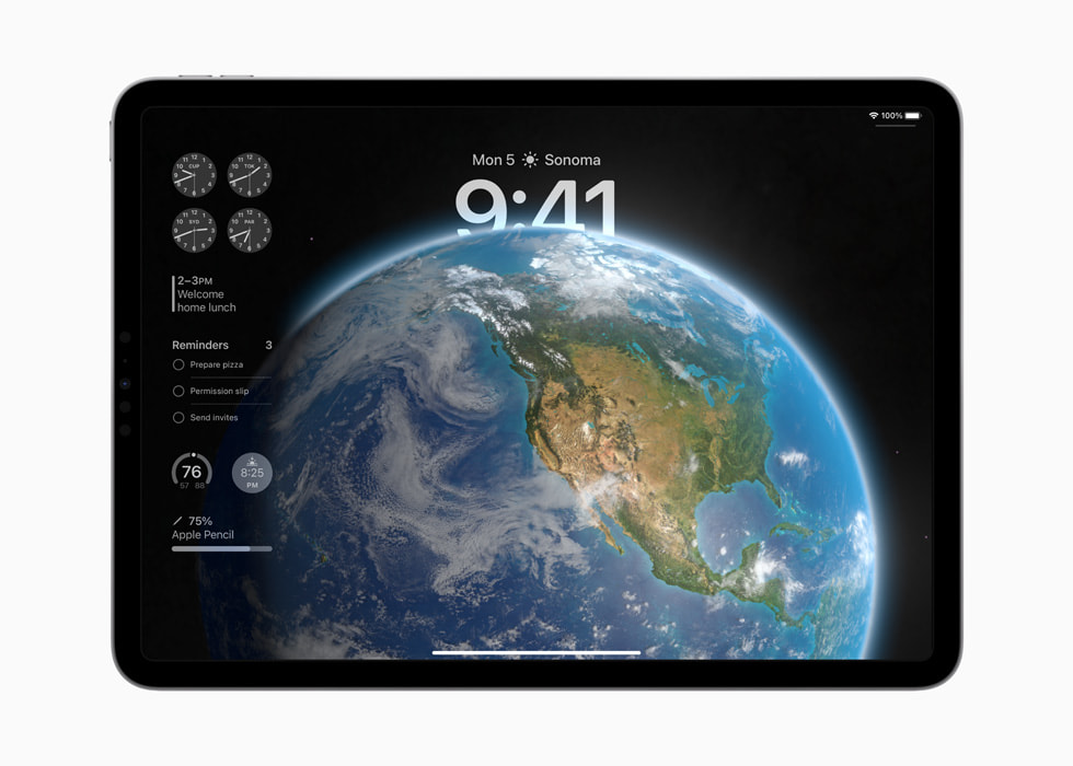 iPadOS 17、iPadに新たなレベルのパーソナライズと汎用性を提供