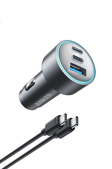 3ポート搭載「Anker 535 Car Charger(67W)」が6/20発売